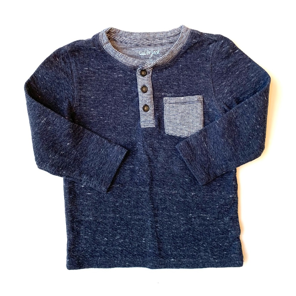 Cat & Jack Toddler Boy Henley Tee
